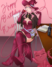 [gift] Krissy birthday Vanessa Black Clover full body